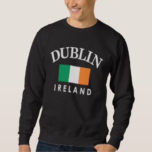Sudadera Dublín Irlanda Bandera Día de San Patricio
