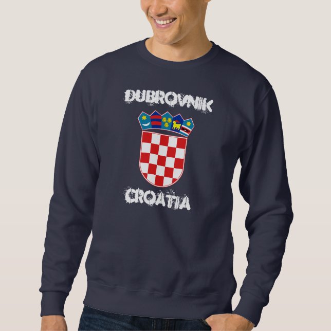 Sudadera Dubrovnik, Croacia con escudo de armas (Anverso)