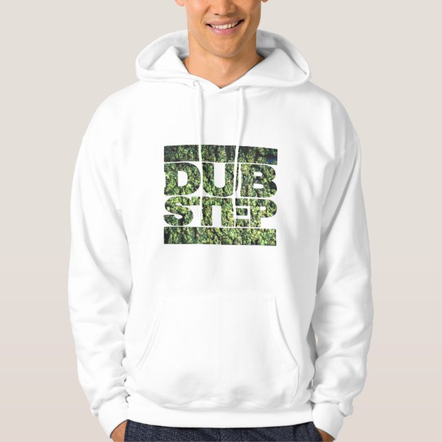 Sudadera DUBSTEP florece la música de Dubstep (Anverso)
