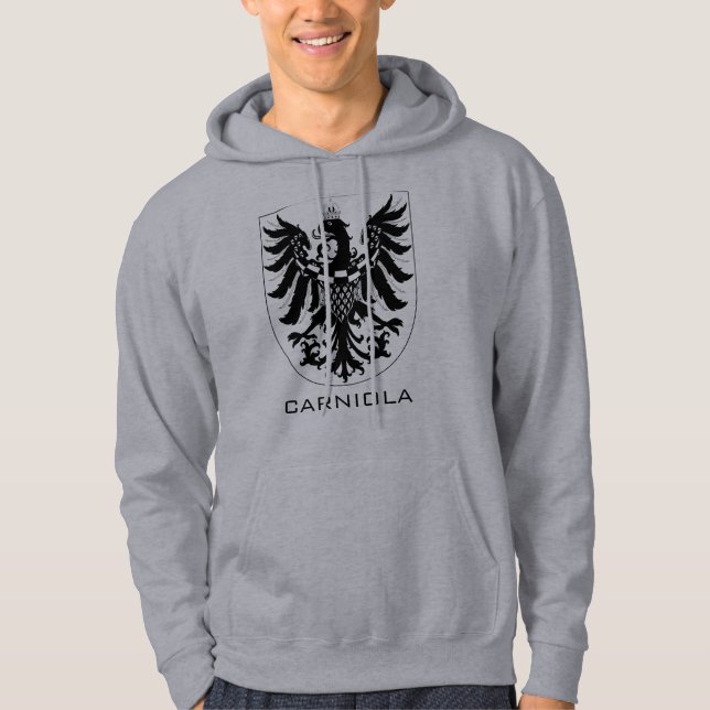 Sudadera Duchy of Carniola Monochrome Heraldic Art  (Anverso)
