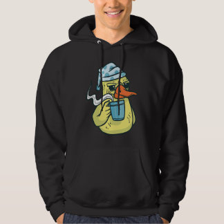 Sudadera Duck Animal Bird with Coffee Drinking Funny Coffee