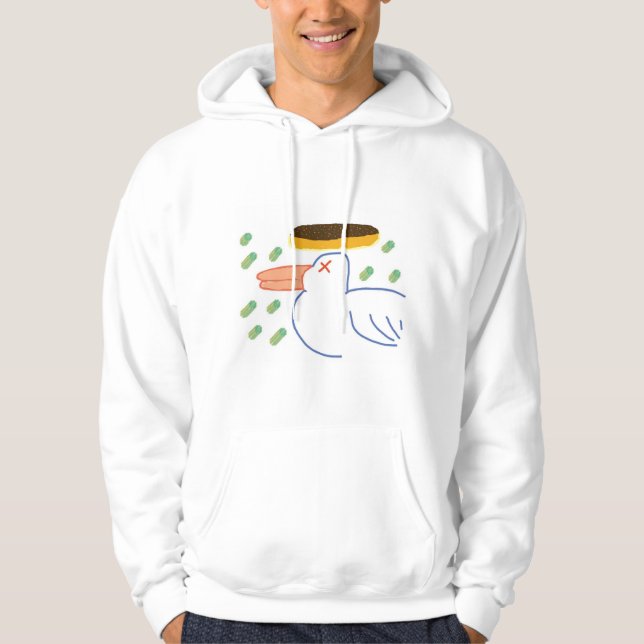 Sudadera Duck & Flying Donut Hoodie (Anverso)