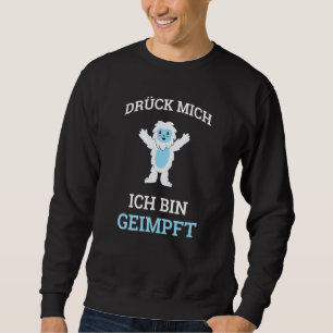 Sudadera Dück Mich Ich Bin Geinmung Hugging Yeti Flu Vaccin