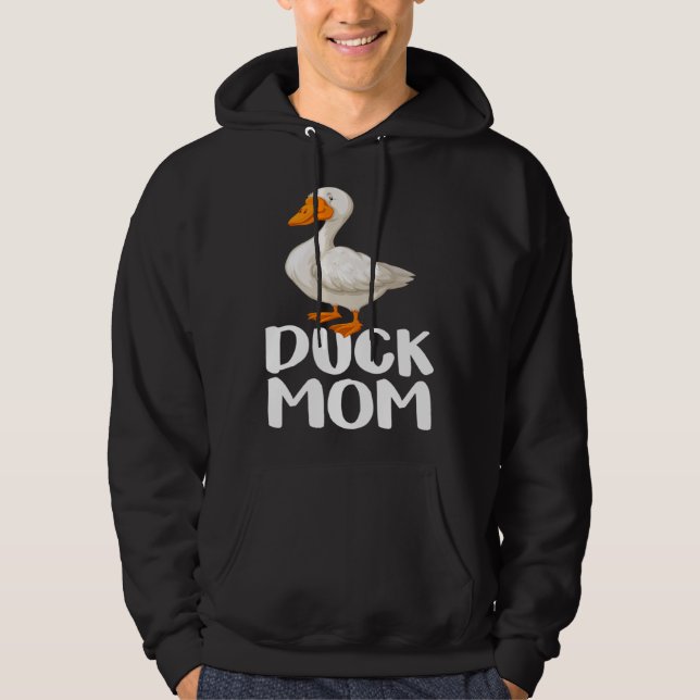 Sudadera Duck Mom Rubber Duck  Duck  Animal (Anverso)