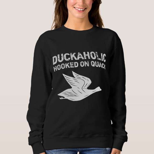 Sudadera Duckaholic enganchado en la cacería de regalos del (Anverso)