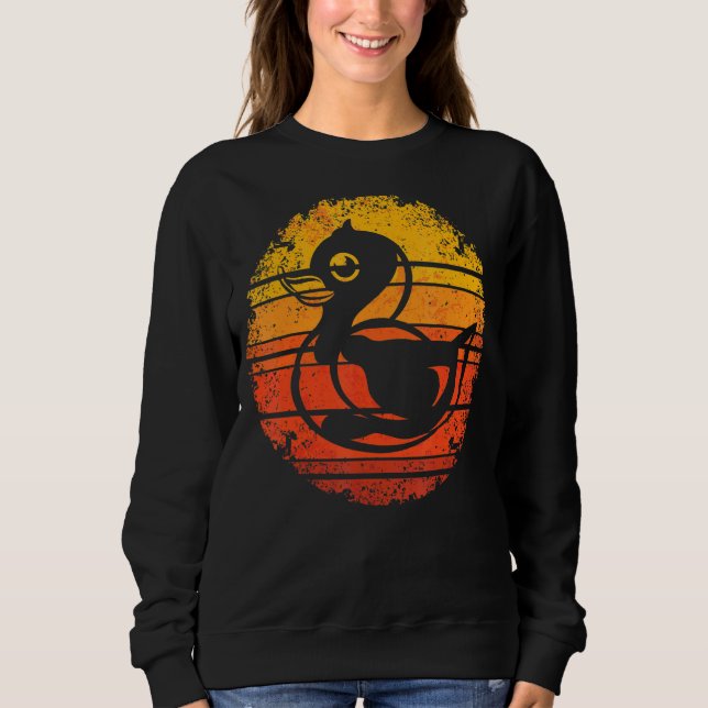 Sudadera Duckie Bath Toy Retro Pato de goma (Anverso)