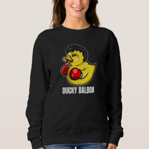 Sudadera Ducky Balboa Funny Rubber Duck Boxer & Fighter Pul