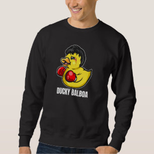 Sudadera Ducky Balboa Funny Rubber Duck Boxer & Fighter Pul