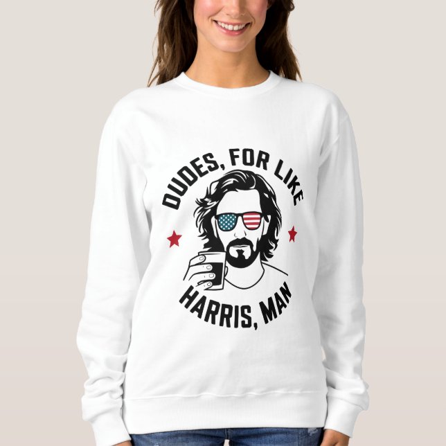 Sudadera Dudes Como Harris Man White Dudes Para Harris (Anverso)