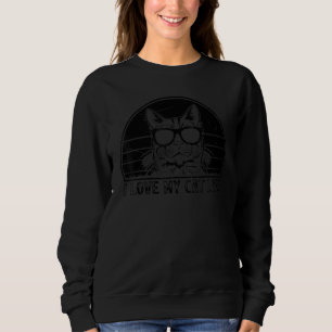 Sudadera Dueña de gato  Amo mi vida de gato  Gato   Gato