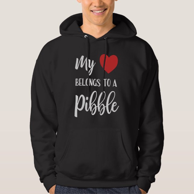 Sudadera Dueña de Pitbull  Mamá de Pibble  Día de la Madre (Anverso)