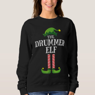 Sudadera Duende Batería Grupo Familiar Partido Navidad 