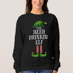 Sudadera Duende bebedor de cerveza Grupo familiar coinciden