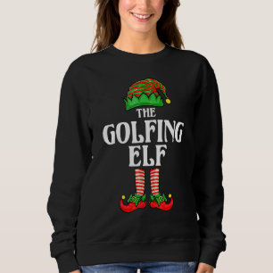 Sudadera Duende de Golf Grupo Familiar Partido de Navidad C