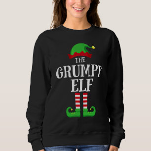 Sudadera Duende Gruñón Pijama De Navidad Para Familias