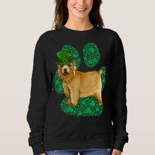 Sudadera Duende Norwich Terrier Día de San Patricio Trébol