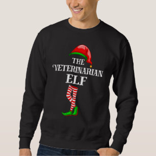 Sudadera Duende veterinario a juego grupo familiar Navidad