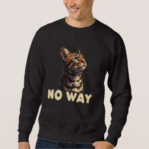 Sudadera Dueño bengalí gato bengalí no está interesado en F