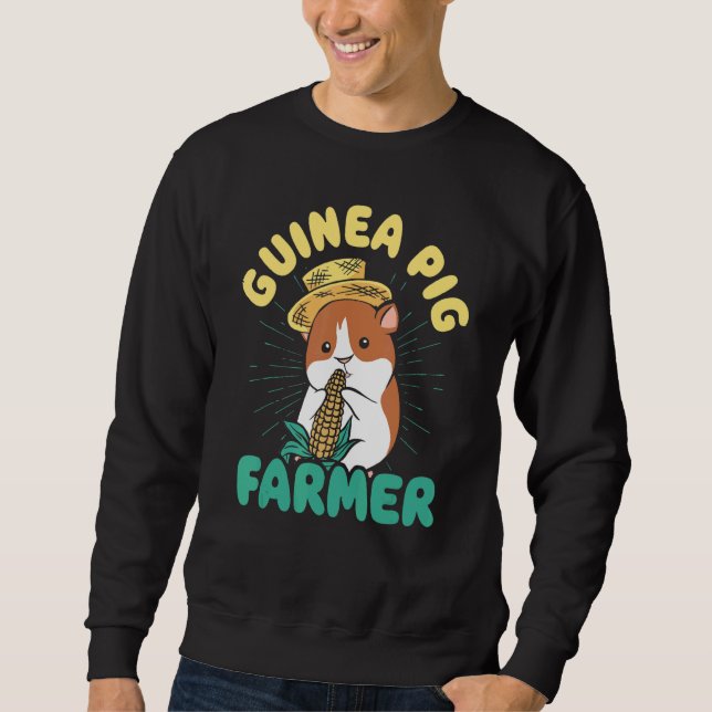 Sudadera Dueño de animales de granja de cerdos de guinea li (Anverso)