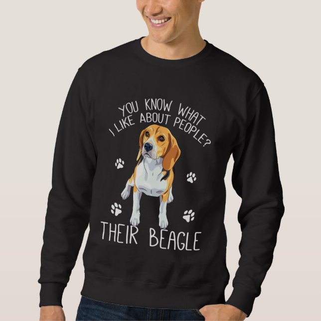 Sudadera Dueño de Beagle Perro  Beagle Perro (Anverso)