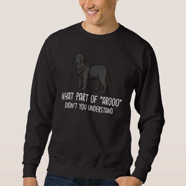 Sudadera Dueño de cachorros de perro de Terranova (Anverso)