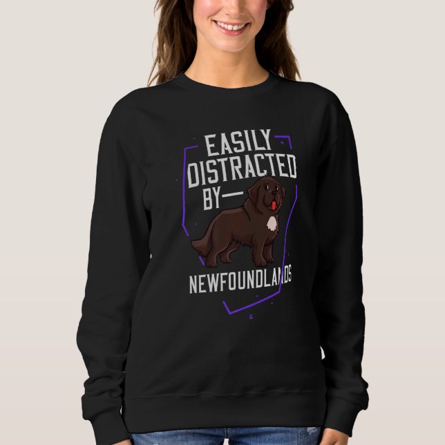 Sudadera Dueño de cachorros de perro de Terranova (Anverso)