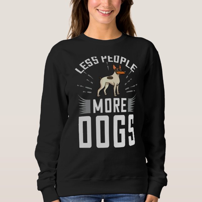 Sudadera Dueño de cachorros de perro de Toy Fox Terrier (Anverso)