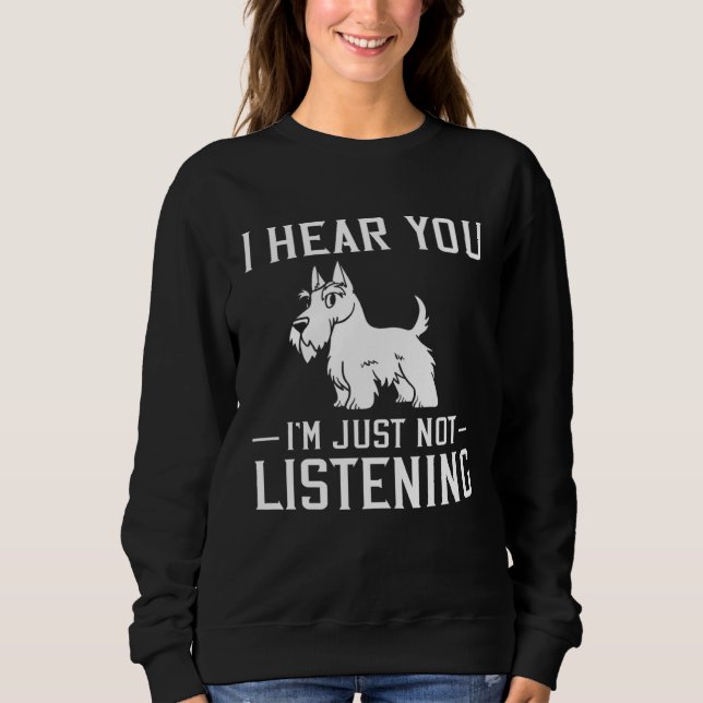 Sudadera Dueño de cachorros de perro Terrier Escocés 1 (Anverso)