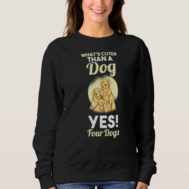 Sudadera Dueño de cuatro perros (Anverso)