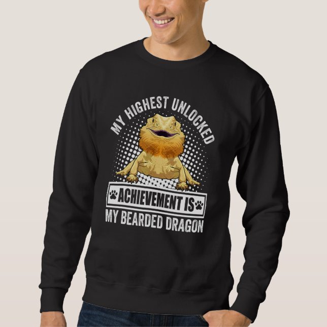 Sudadera Dueño de dragón barbudo Dragón barbudo Reptil (Anverso)