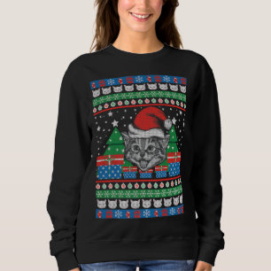 Sudadera Dueño de gato regala Navidades feos gatitos navida