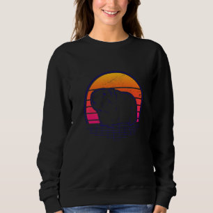 Sudadera Dueño de mascota animal hámster gráfico retro Roed