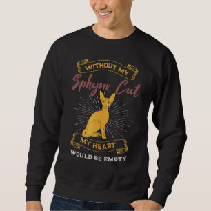 Sudadera Dueño de Mascota Criador de Gato Sphynx Sin Pelo C