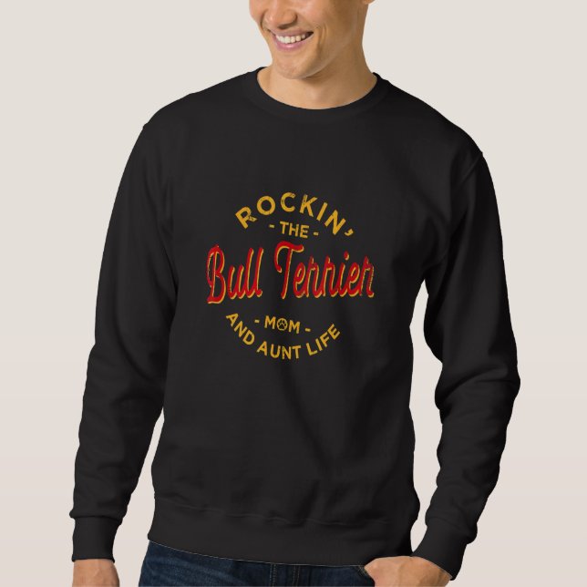Sudadera Dueño de mascotas Bull Terrier Soltero (Anverso)