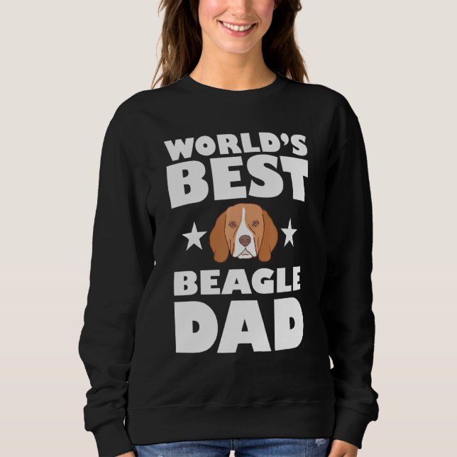 Sudadera Dueño de Papá Perro Beagle del Mundo (Anverso)