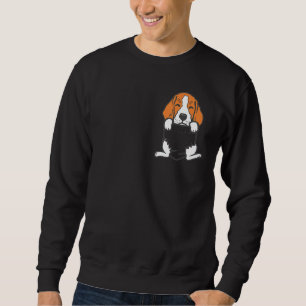Sudadera Dueño de patas de Beagle de bolsillo animal mascot