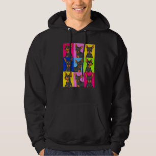 Sudadera Dueño de perro animal mascota Min Pin perro Pop M
