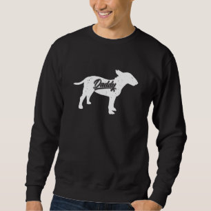 Sudadera Dueño de perro Daddy Papa Padres del Bull Terrier 