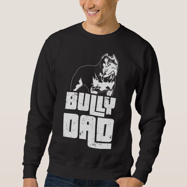 Sudadera Dueño de perro de Bully Dad American (Anverso)