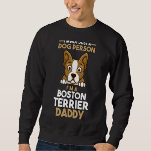 Sudadera Dueño de perro de los hombres papá de Boston Terri