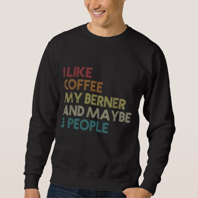 Sudadera Dueño de perro de montaña de Bernese Coffs Amantes (Anverso)