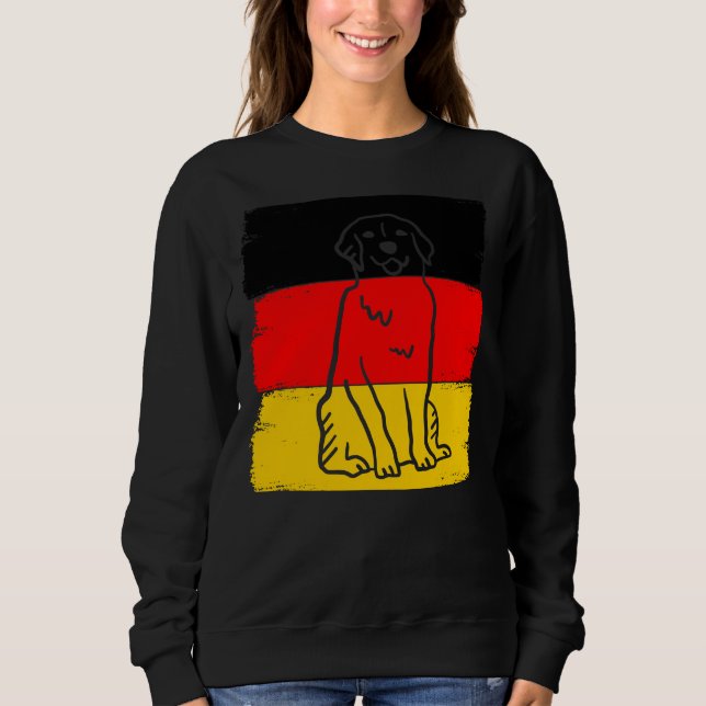 Sudadera Dueño de perro del labrador de Alemania perros pap (Anverso)