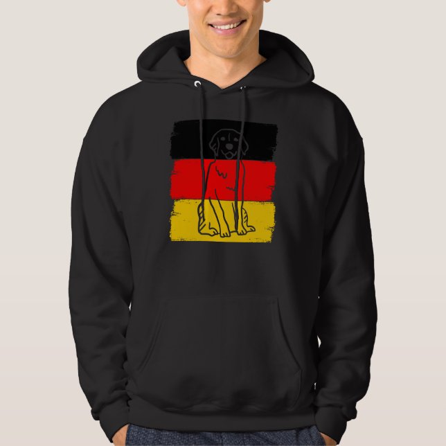 Sudadera Dueño de perro del labrador de Alemania perros pap (Anverso)