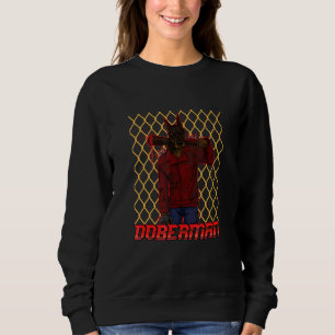 Sudadera Dueño de perro Dobermann gangster Dobermann brutal