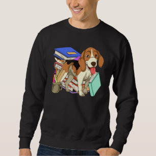 Sudadera Dueño de perro mascota animal perro lindo Beag est