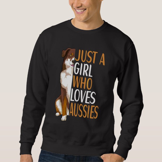 Sudadera Dueño de perro pastor australiano Aussie (Anverso)