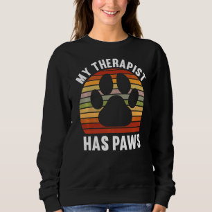Sudadera Dueño De Perro Terapia Animal Mi Terapia Tiene Pat