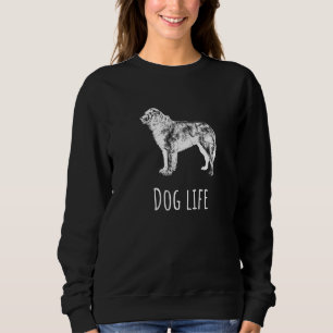 Sudadera Dueño de perros de Terranova Vida de cachorro Gran