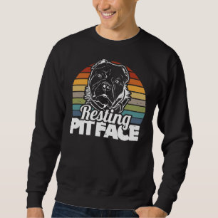 Sudadera Dueño de Pitbull Perro Lover Trainer Resting Pi