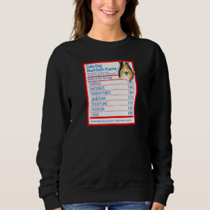 Sudadera Dueño de raza de perro collie Hechos divertidos de